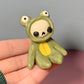 Cute Frog Costumed Ceramic Figurines