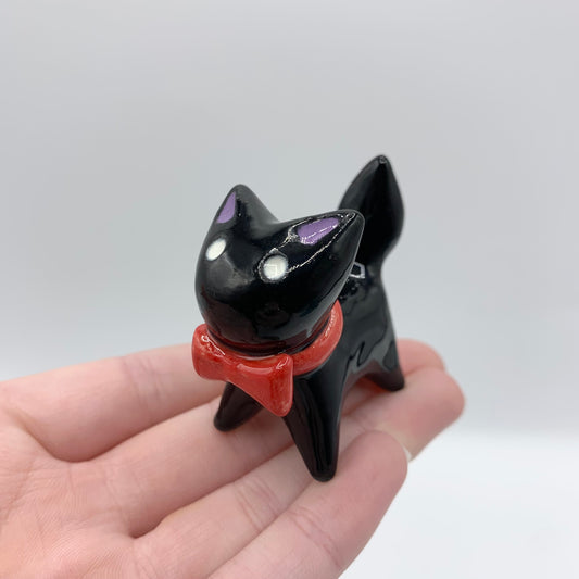 Jiji Ceramic Cat Figurine