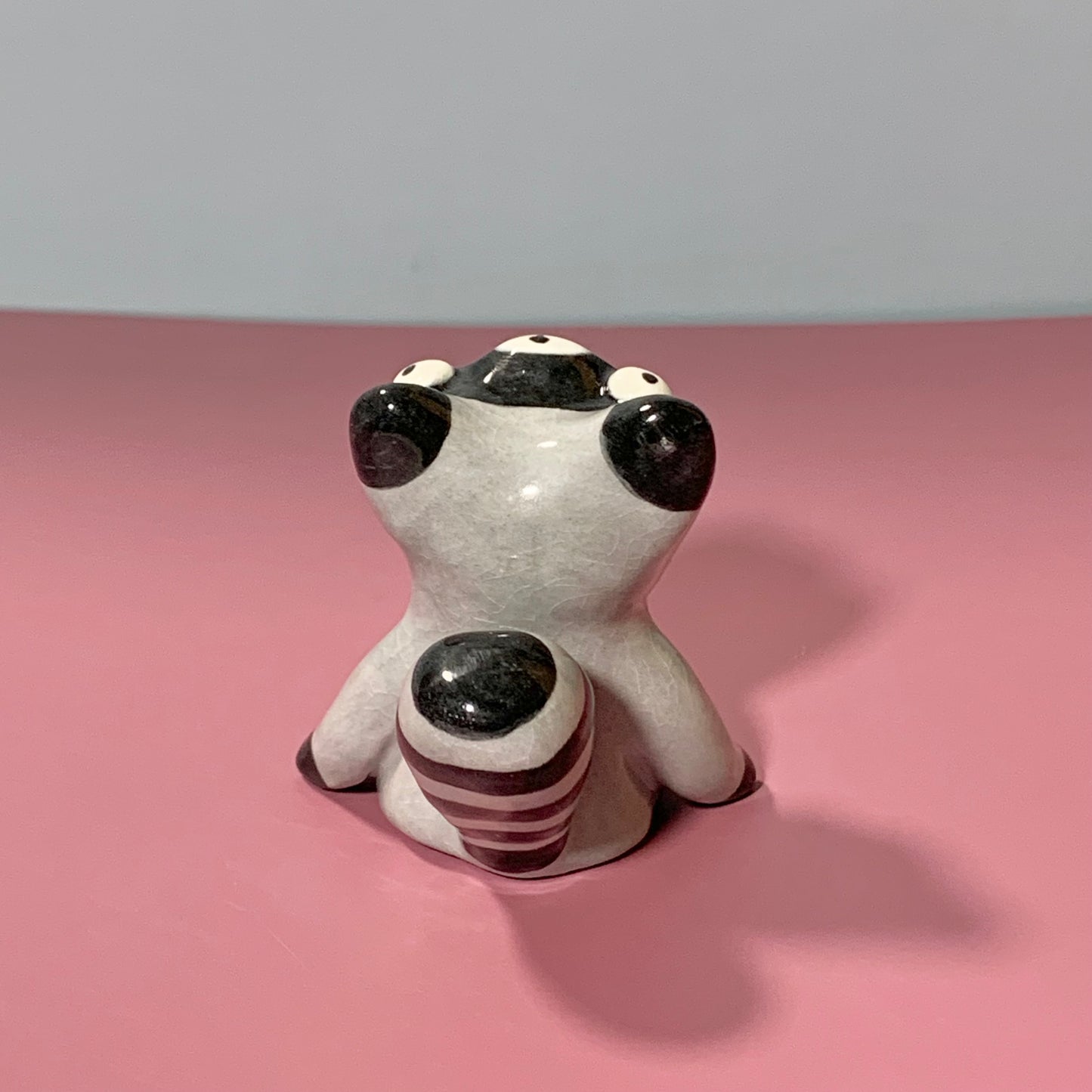 Cute Raccoon Costumed Ceramic Figurines