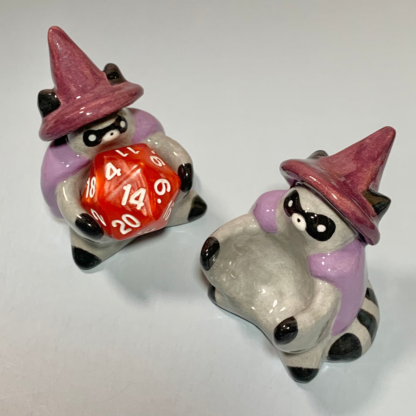 Wizard Raccoon Dnd Companion D20 Holder