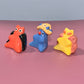 One Piece Kitties Set of Three Ceramic Figurine