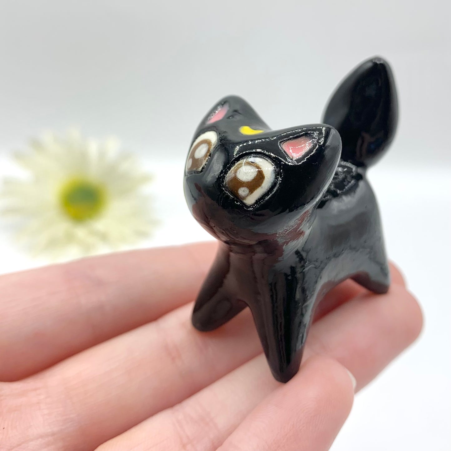 Luna & Artemis Sailor Moon Ceramic Cat Figurine