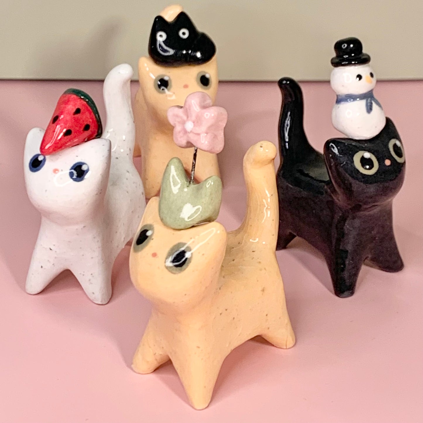 Magnetic Attachments for Ceramic Cats(CAT NOT INCLUDED)
