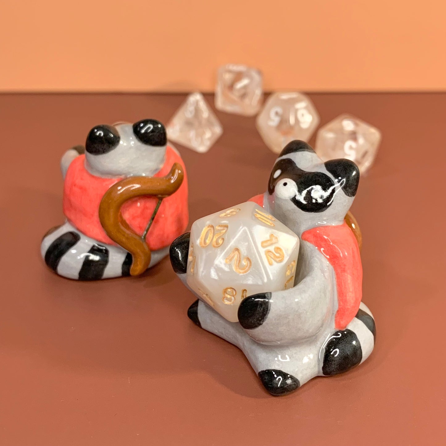 Raccoon Dnd Companion D20 Holder