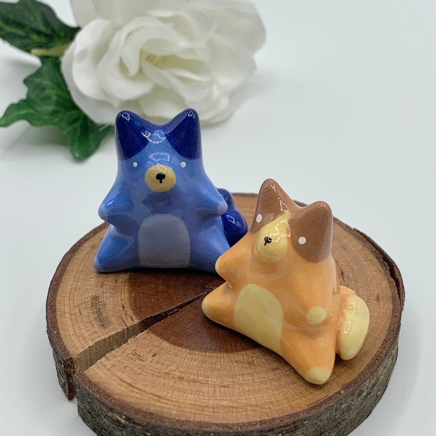 Bluey & Bingo Ceramic Figurine