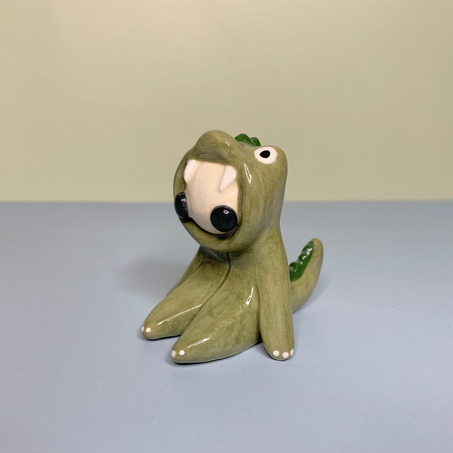 Dino Costumed Ceramic Figurines