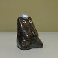 Black Cat with Bird Friend Ceramic Figurine