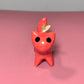 Apple Kitty Cat Ceramic Figurine