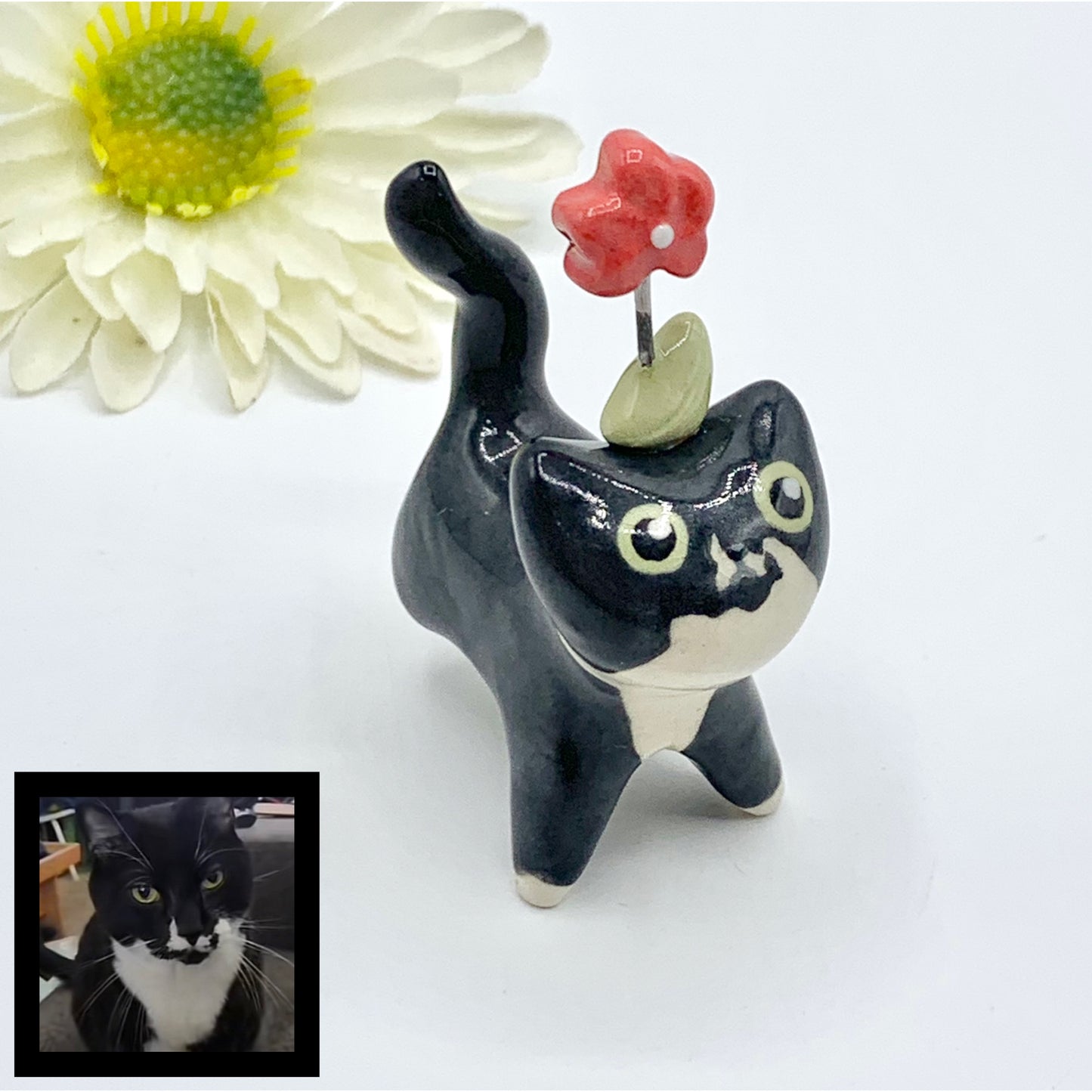 Custom Ceramic Cat Figurine