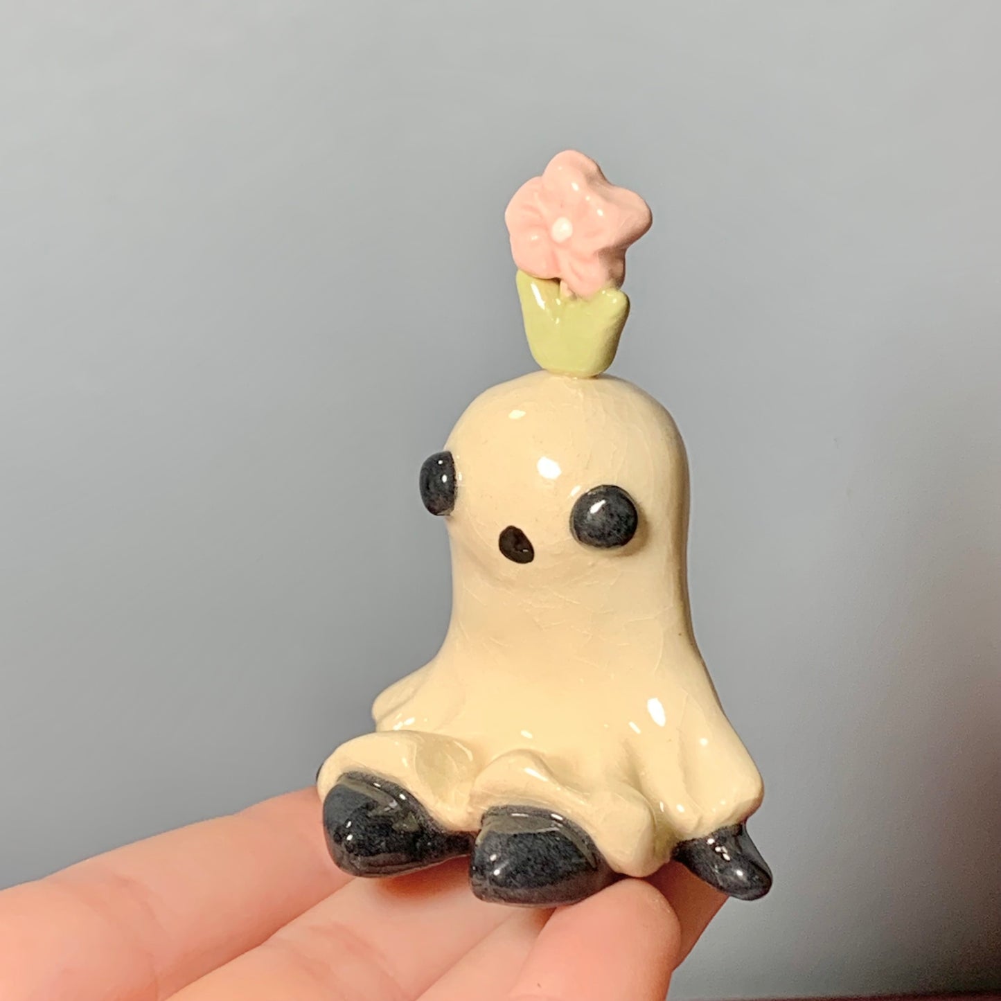 Ghost Ceramic Figurines
