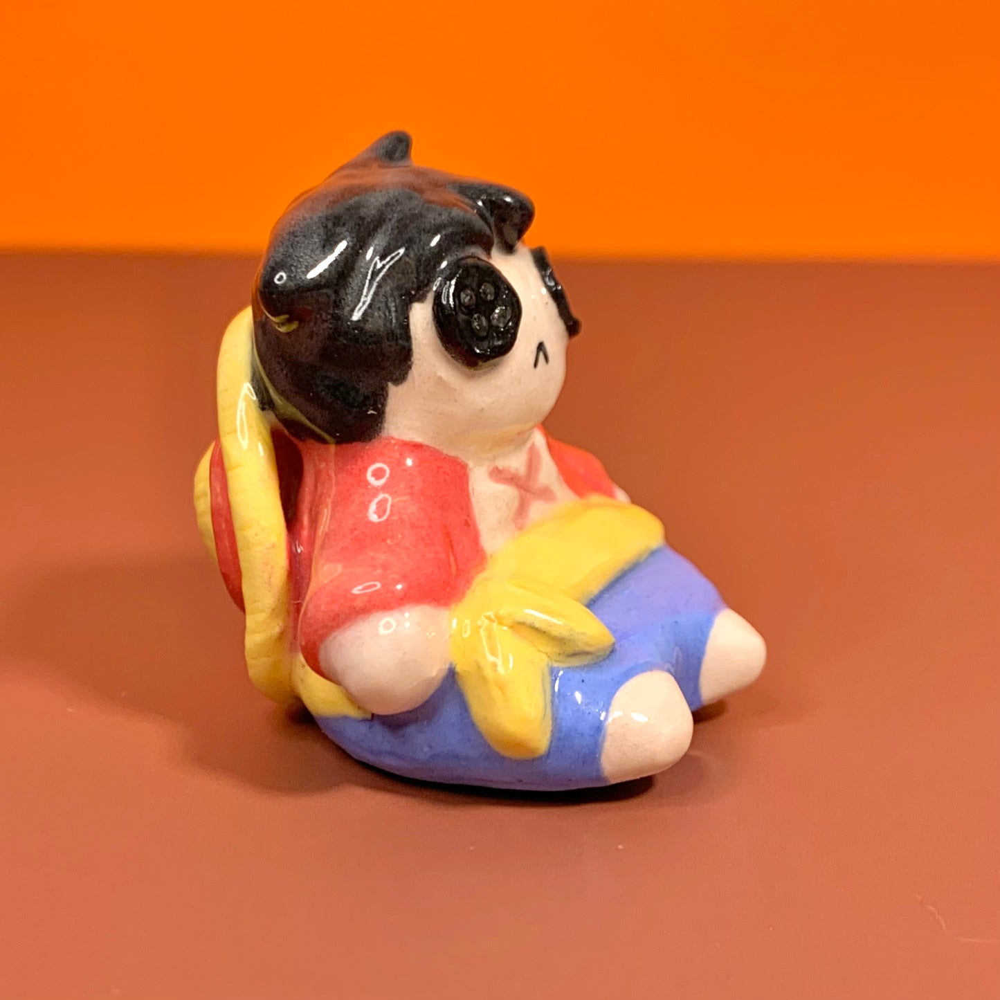 Luffy Doll One Piece Inspired Ceramic Figurine
