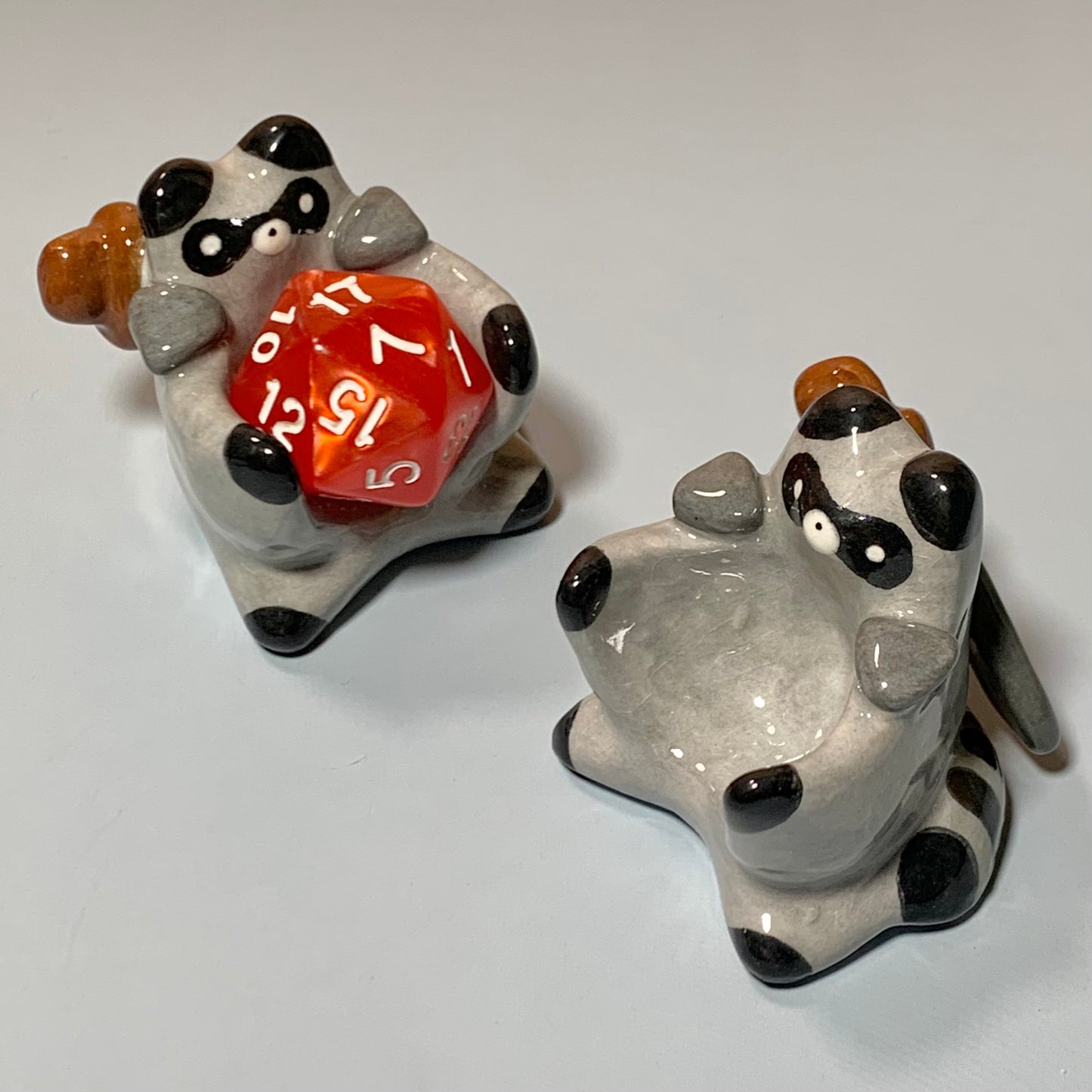 Raccoon Dnd Companion D20 Holder