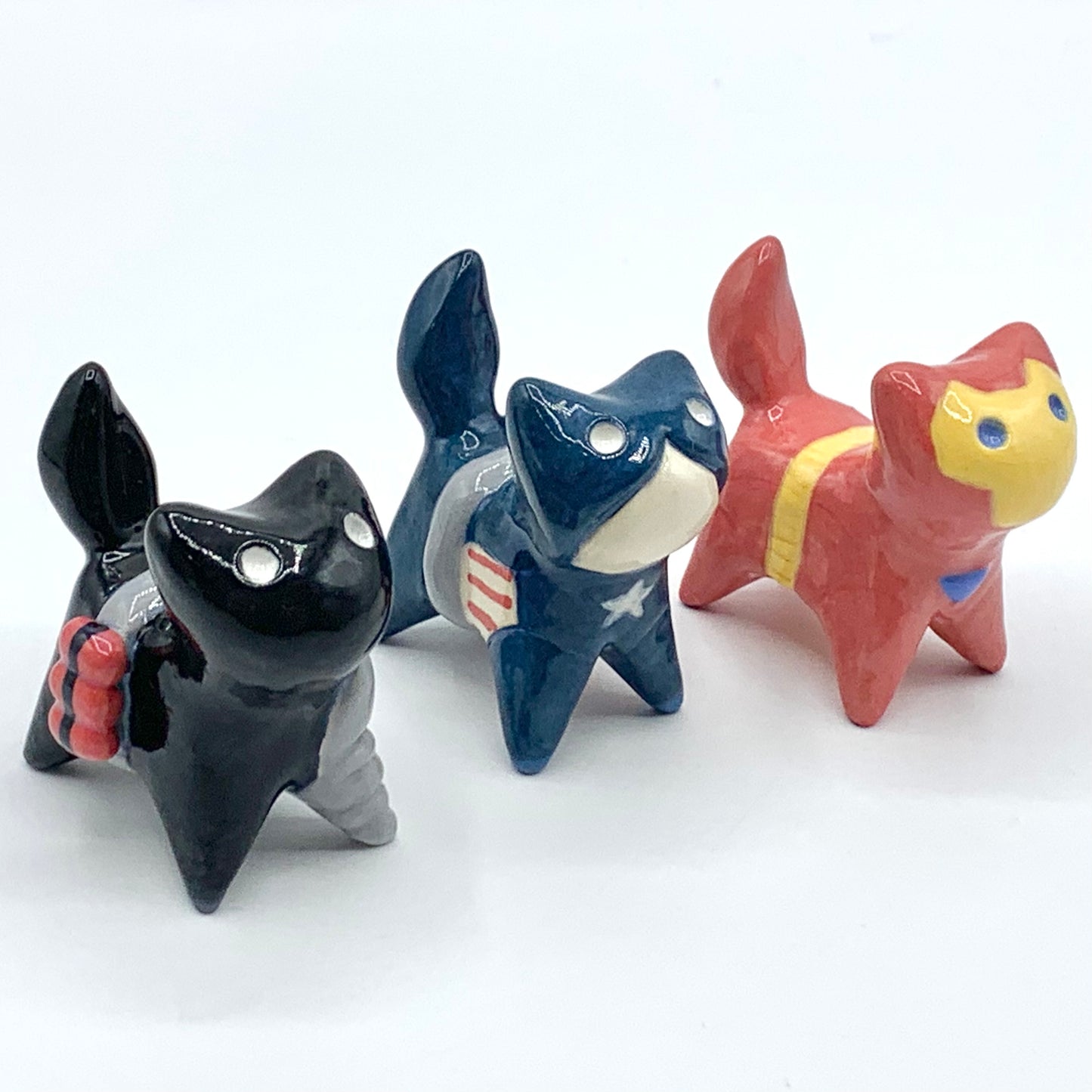 Avengers Ceramic Cat Figurine