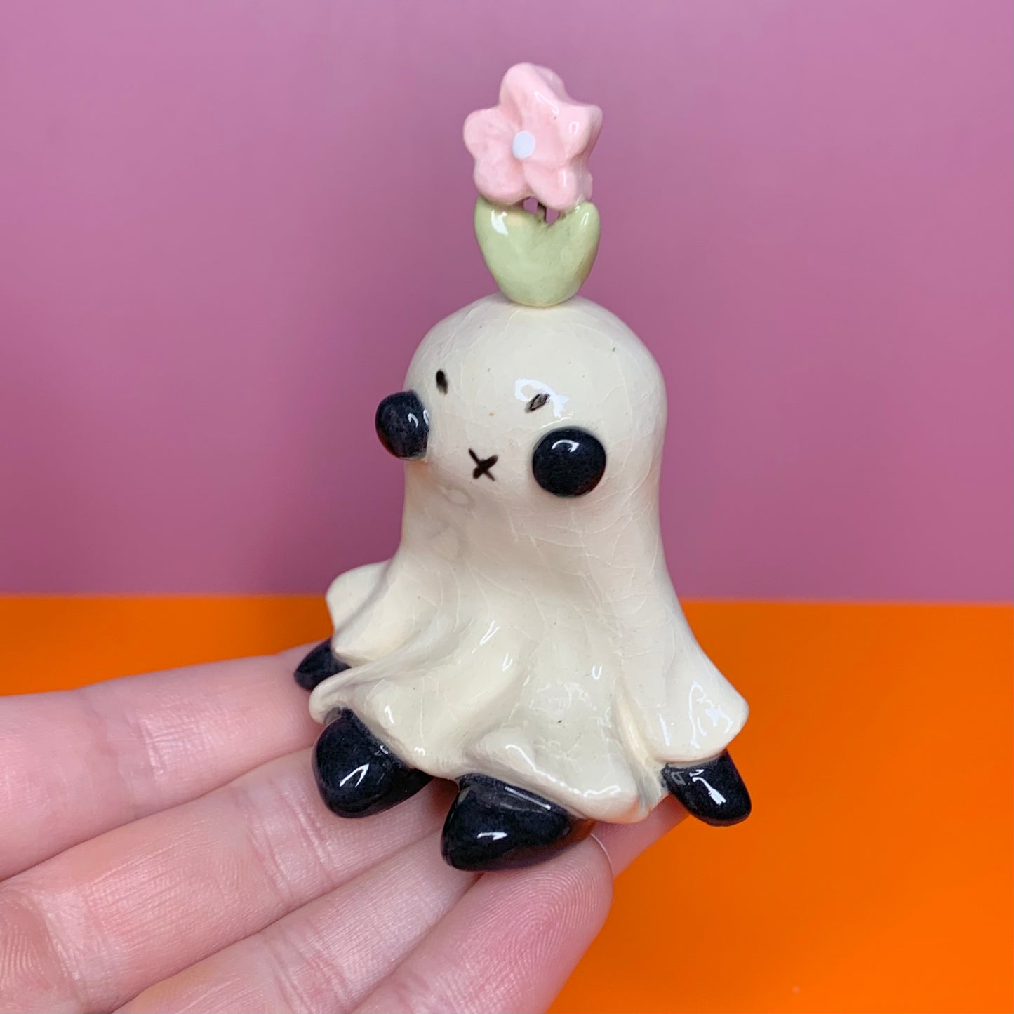 Ghost Ceramic Figurines