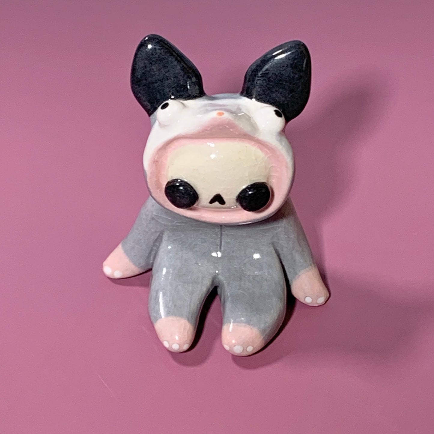 Cute Possum Costumed Ceramic Figurines