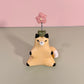 Flower Fox Ceramic Figurine