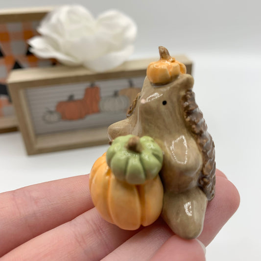 Pumpkin Cuties Ceramic Figurine