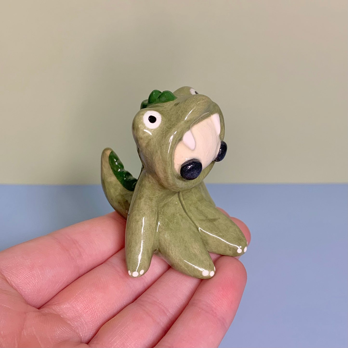 Dino Costumed Ceramic Figurines
