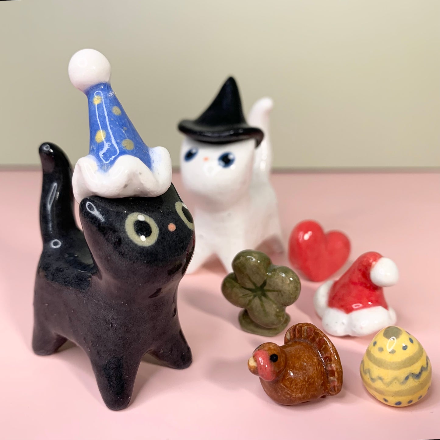 Magnetic Attachments for Ceramic Cats(CAT NOT INCLUDED)