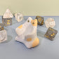Speckled Orange Kitty Cat Dnd Companion D20 Holder