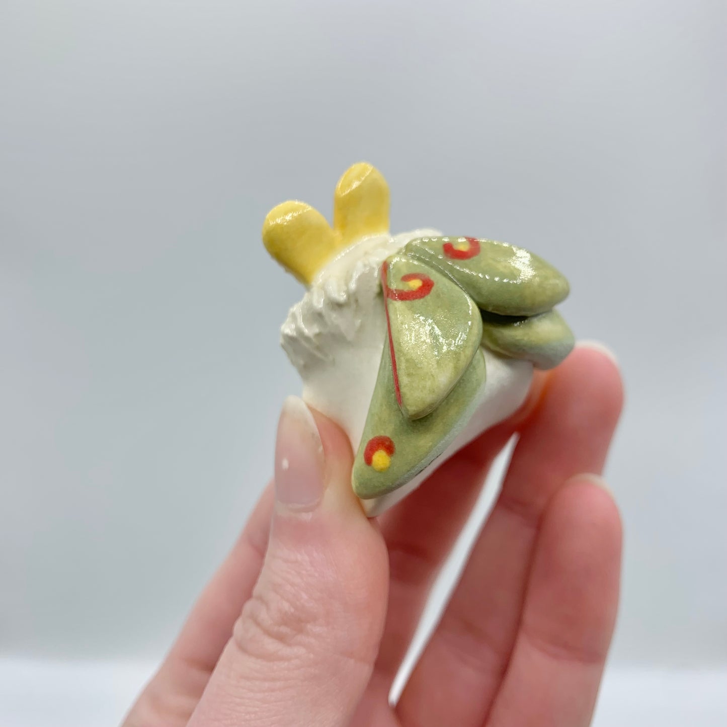 Luna Moth Ceramic Figurine