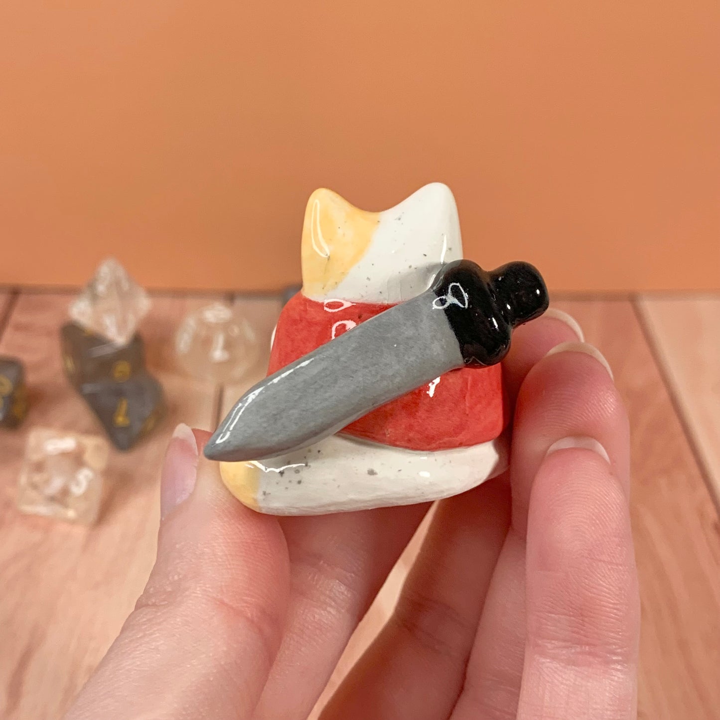 Kitty Cat Dnd Companion D20 Holder