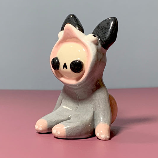 Cute Possum Costumed Ceramic Figurines
