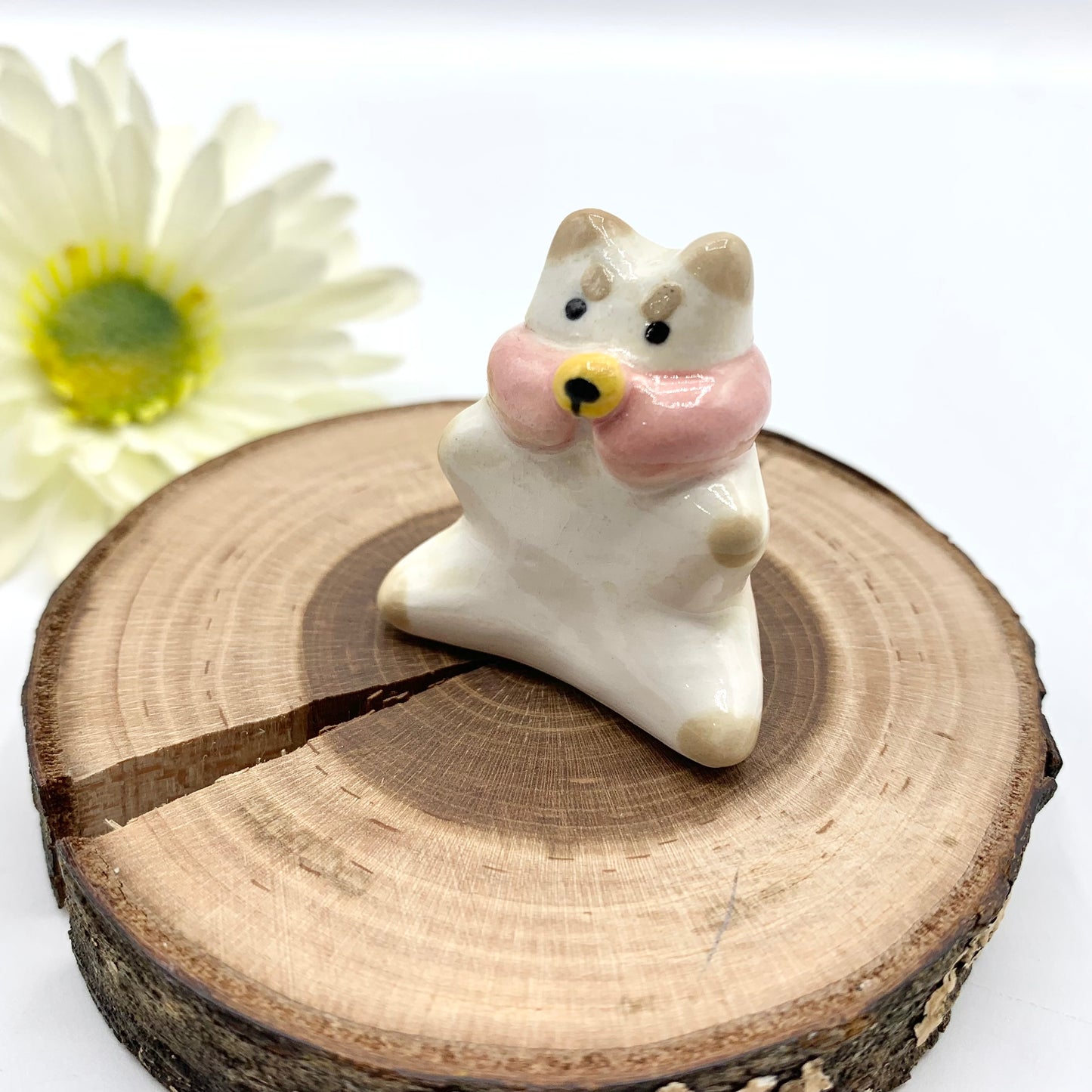 Mini Puppycat Ceramic Figurine