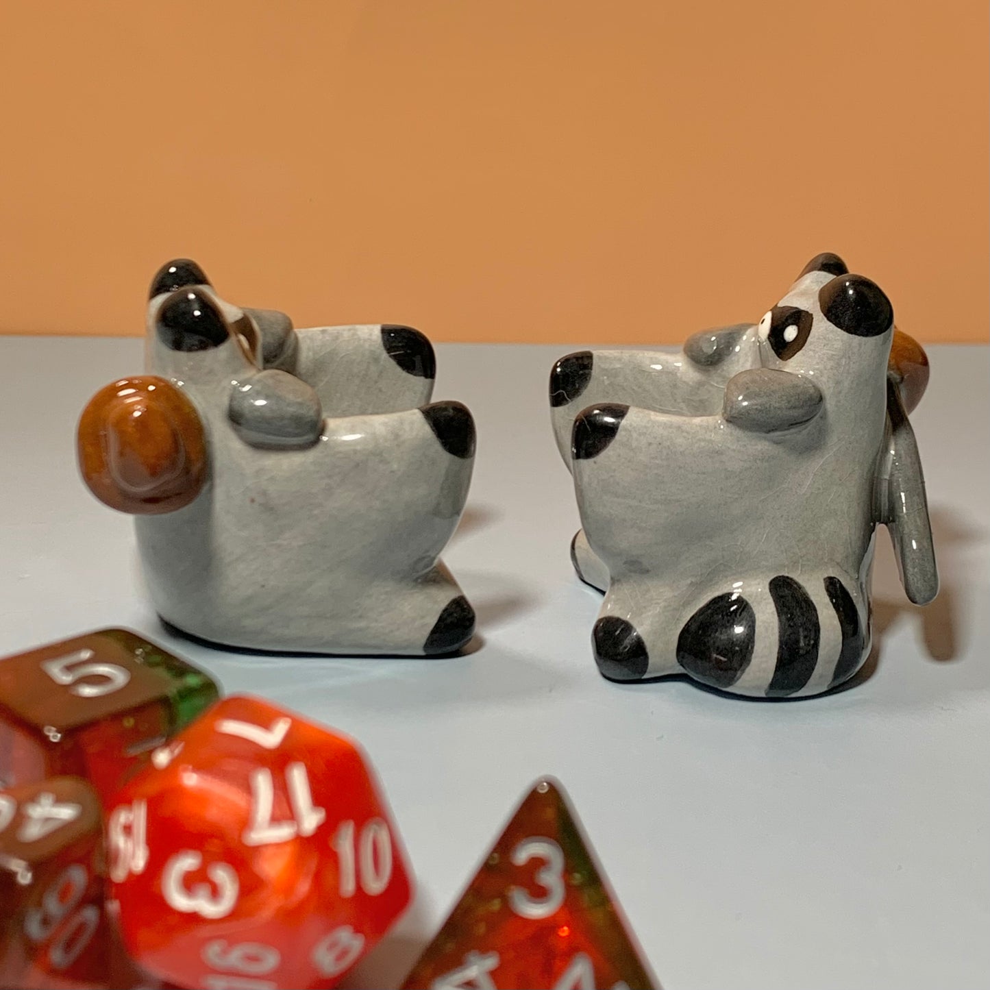 Raccoon Dnd Companion D20 Holder