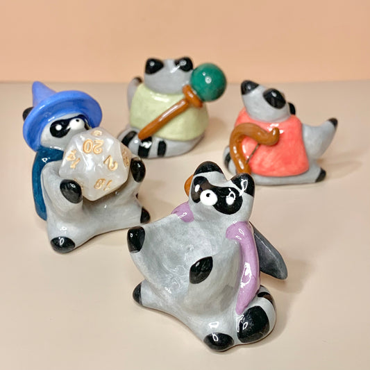 Raccoon Dnd Companion D20 Holder