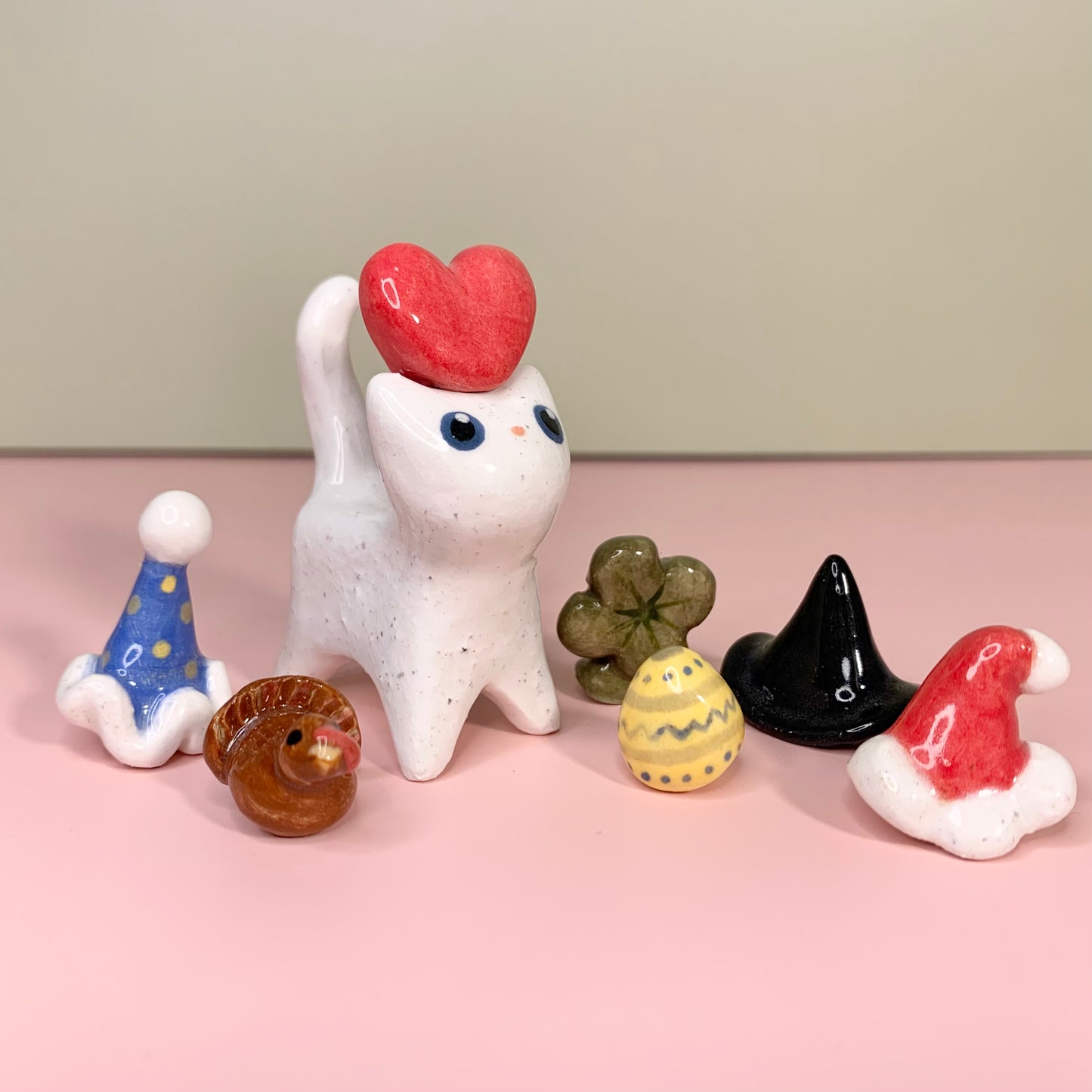 Magnetic Attachments for Ceramic Cats(CAT NOT INCLUDED)