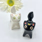 Luna & Artemis Sailor Moon Ceramic Cat Figurine