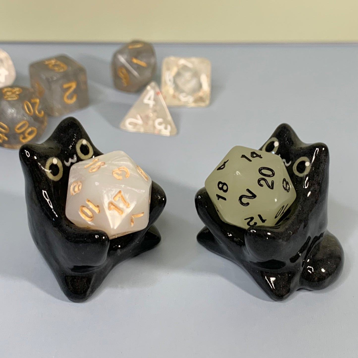 Black Cat Dnd Companion D20 Holder