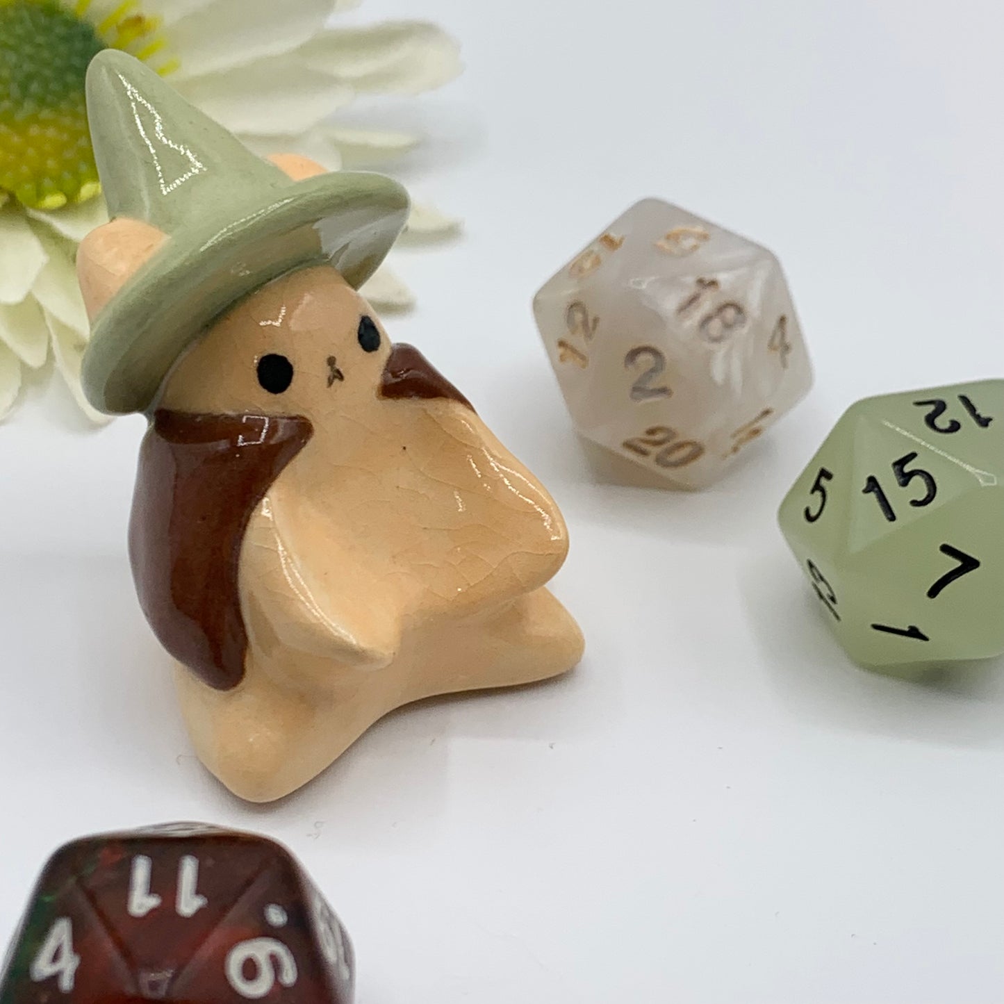 Orange Wizard Cat Dnd D20 Dice Roller