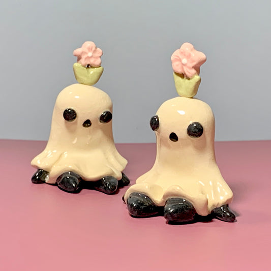 Ghost Ceramic Figurines