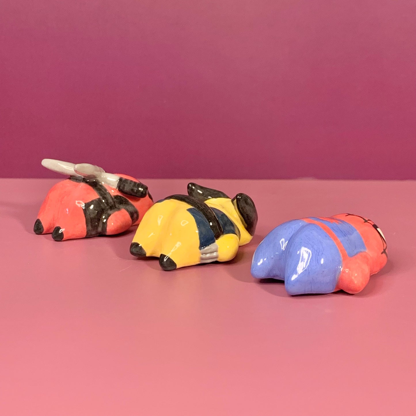 Marvel Set of Three Ceramic Figurines