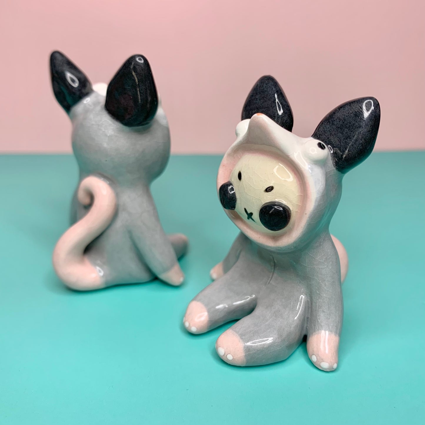 Cute Animal Costumed Ceramic Figurines