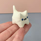 Mini White Cat Figurine