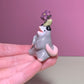 Possum Flower Cutie Ceramic Figurine