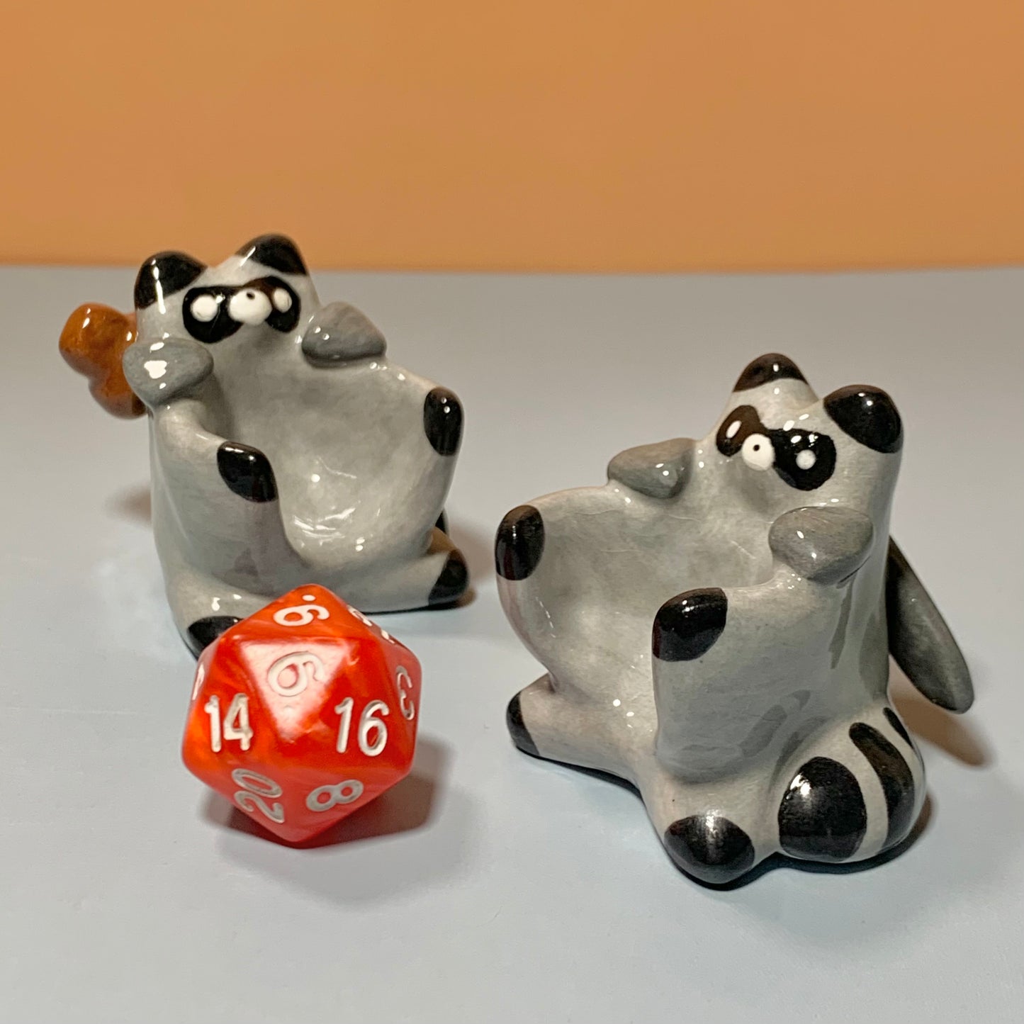 Raccoon Dnd Companion D20 Holder