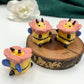 Bumblebee in a Flower Ceramic Figurine