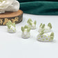 Mini Green Sea Bunny Ceramic Figurine