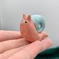 Pink Snail Ceramic Figurine