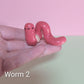 Wormy Ceramic Figurine