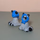 Babushka Raccoon Ceramic Figurine