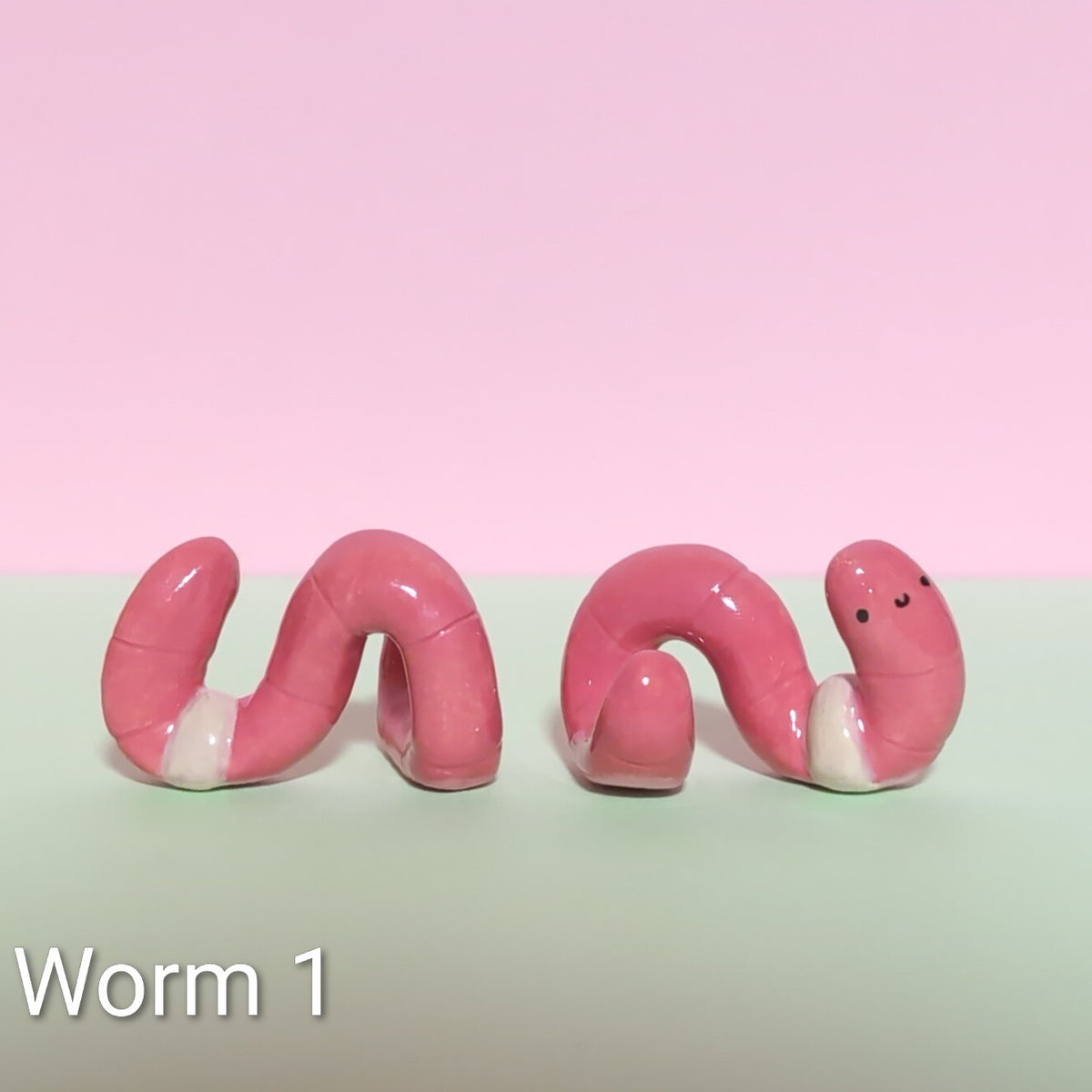 Wormy Ceramic Figurine