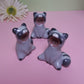 Screaming Raccoon Ceramic Figurine