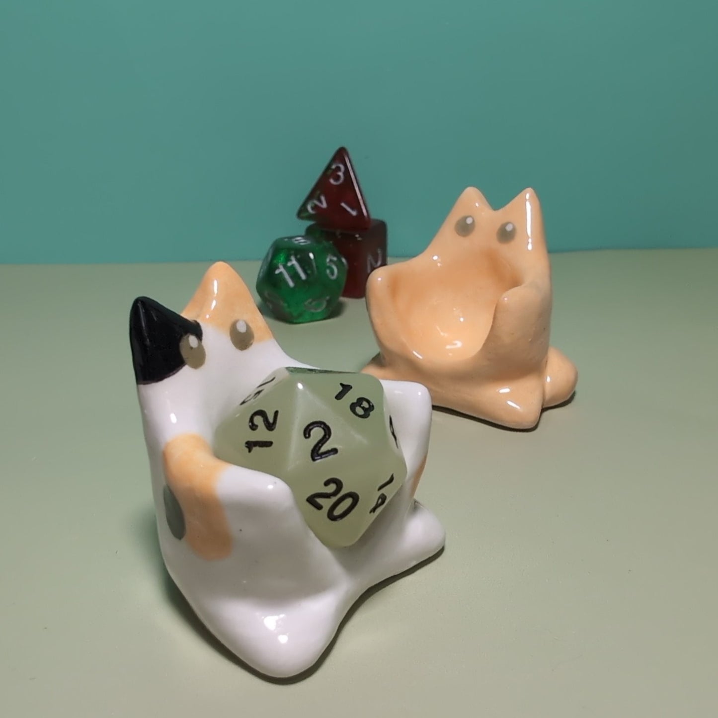 Dnd Cat Companion D20 Holder