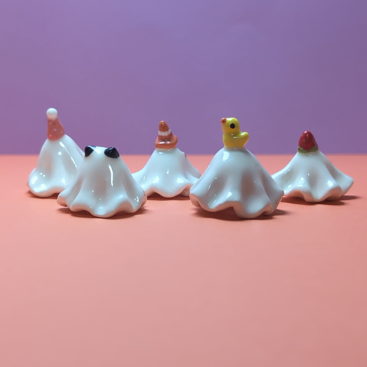 Mini Ghost Ceramic Figurine