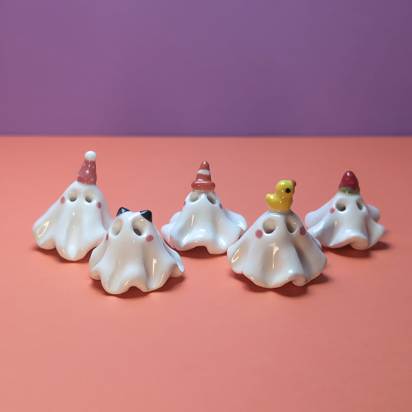 Mini Ghost Ceramic Figurine